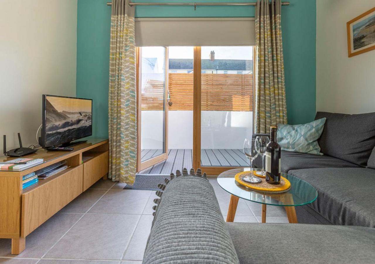 Stones Throw Studio Apartment Bude Cornwall Exteriör bild